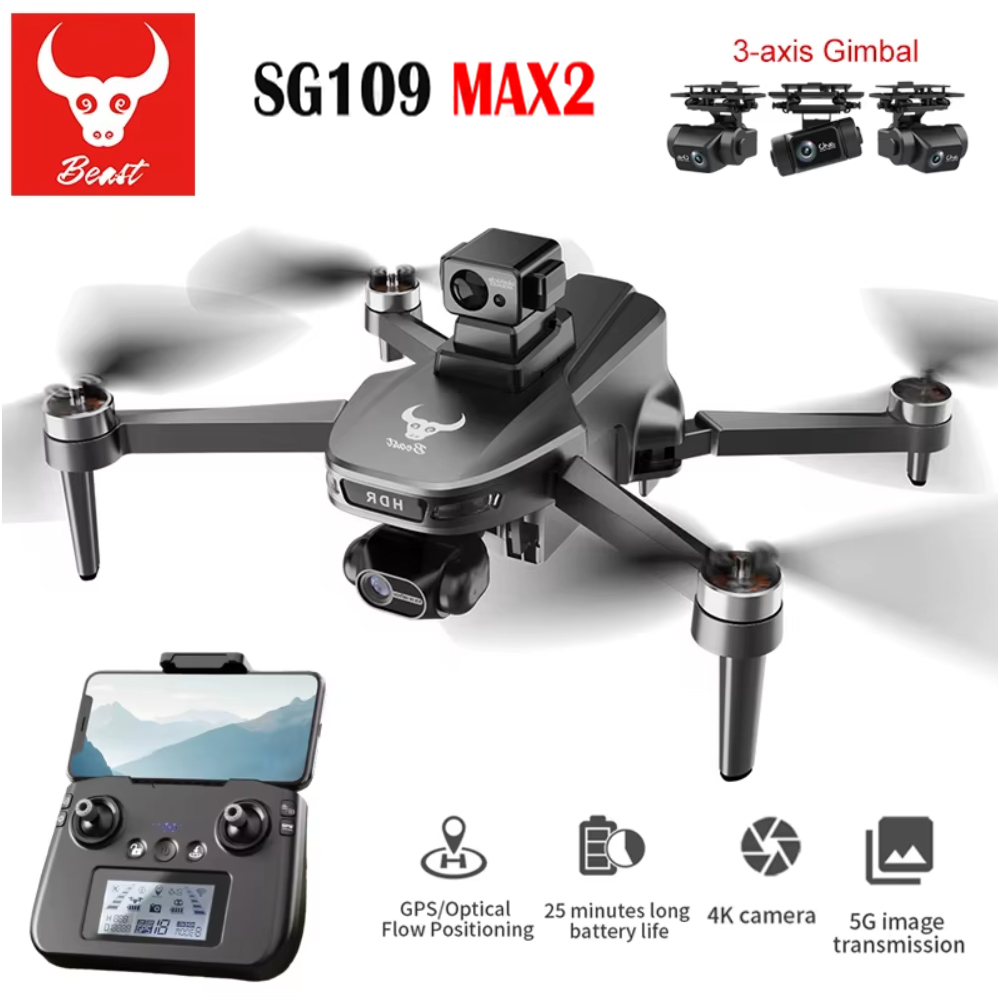 Drone Gimbal - SG109 MAX2 전문 FPV 8K 카메라