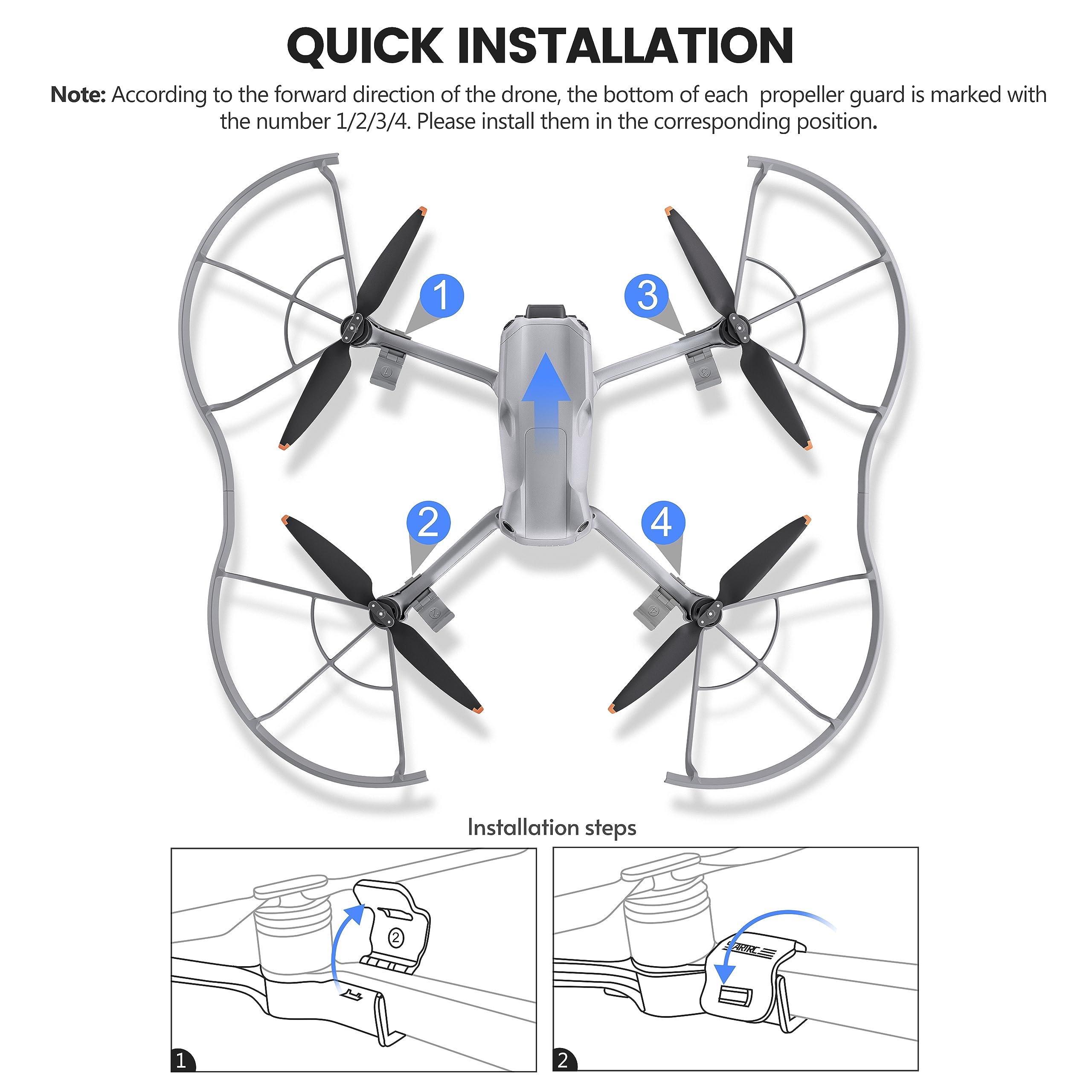 STARTRC 에어 3S 프로펠러 가드, DJI 에어  - Drone Propeller Guard 리뷰 및 가격