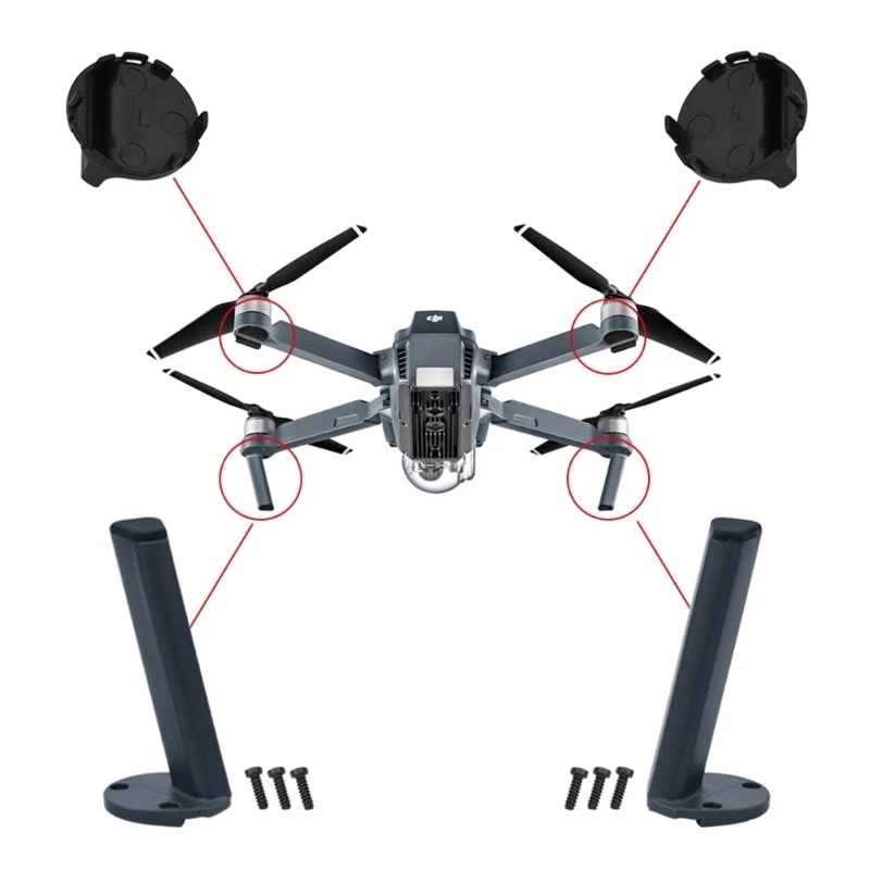 DJI 매빅 프로 드론용 전면, 후면, 좌측, 우측 랜 - Drone Landing Gear 리뷰 및 가격
